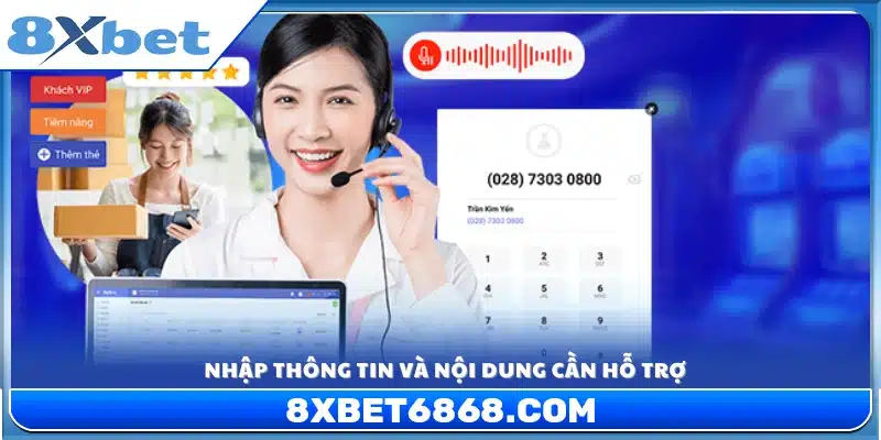 Điền đầy đủ thông tin và mô tả vấn đề cần được giải quyết