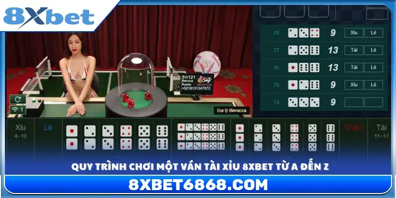 Từng bước chi tiết cách tham gia một ván tài xỉu 8xbet